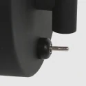 Steinhauer wall luminaire NATASJA with switch, with flex arm GU10 IP20, black matt dimmable