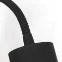 Steinhauer wall luminaire NATASJA with switch, with flex arm GU10 IP20, black matt dimmable