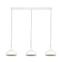 Mexlite Pendelarmatuur BJORR 3-vlams E27 IP20, wit mat dimbaar