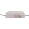 Steinhauer table lamp ANCILLA 1 flame, long, with switching function, conical E14 IP20, steel brushed dimmable