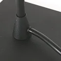Steinhauer table lamp ANCILLA 1 flame, with switching function, conical E14 IP20, black matt dimmable