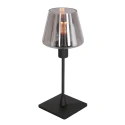 Steinhauer Tafelarmatuur ANCILLA 1-vlams, met schakelfunctie, conisch E14 IP20, zwart mat dimbaar