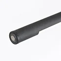 Staande lamp SERPENT met flexibele arm, met aanraakdimmer IP20, staal geborsteld dimbaar