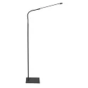 Staande lamp SERPENT met flexibele arm, met aanraakdimmer IP20, staal geborsteld dimbaar