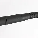 Staande lamp SERPENT met flexibele arm, met aanraakdimmer IP20, staal geborsteld dimbaar