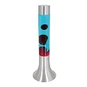 Tafelarmatuur VOLCAN cilindrisch, met schakelaar E14 IP20, staal geborsteld 