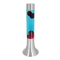 Tafelarmatuur VOLCAN cilindrisch, met schakelaar E14 IP20, staal geborsteld 