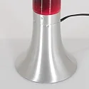 Tafelarmatuur VOLCAN cilindrisch, met schakelaar E14 IP20, staal geborsteld 