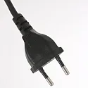 Mexlite Tafelarmatuur VOLCAN cilindrisch, met schakelaar E14 IP20, zwart mat 