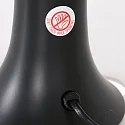 Mexlite Tafelarmatuur VOLCAN cilindrisch, met schakelaar E14 IP20, zwart mat 
