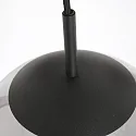 Steinhauer Pendelarmatuur BOLLIQUE 3-vlams, rond E27 IP20, zwart mat dimbaar