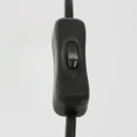 anne light & home table lamp ANIMAUX - SURICATE up, with switch, without shade, with plug E27 IP20, black matt 