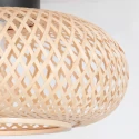 anne light & home ceiling luminaire MAZE E27 IP20, bamboo light dimmable