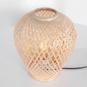 anne light & home Tafelarmatuur MAZE met schakelaar E27 IP20, bamboe licht 
