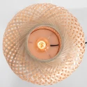 anne light & home Tafelarmatuur MAZE met schakelaar E27 IP20, bamboe licht 