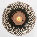 anne light & home Tafelarmatuur MAZE met schakelaar E27 IP20, bamboe licht, zwart 