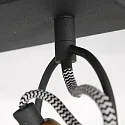 Mexlite Wand- en plafondarmatuur NOVÉ 2-vlams, instelbaar E14 IP20, zwart mat dimbaar
