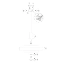 anne light & home Pendelarmatuur FLINTER 1-vlams, cilindrisch, direct / indirect E27 IP20, zwart mat dimbaar