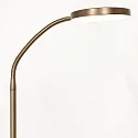 Mexlite floor lamp PLATU with flex arm, with touch dimmer IP20, bronze dimmable