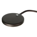 Mexlite Staande lamp PLATU 1-vlams IP20, bruin dimbaar