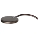 Mexlite Staande lamp PLATU 1-vlams IP20, bruin dimbaar
