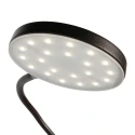 Mexlite Staande lamp PLATU 1-vlams IP20, bruin dimbaar