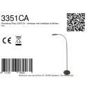Mexlite Staande lamp PLATU 1-vlams IP20, bruin dimbaar