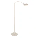 Mexlite Staande lamp PLATU 1-vlams IP20, crème dimbaar