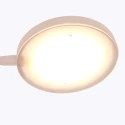 Mexlite Staande lamp PLATU 1-vlams IP20, crème dimbaar
