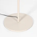 Mexlite Staande lamp PLATU 1-vlams IP20, crème dimbaar
