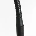 Mexlite Staande lamp PLATU met flexibele arm, met aanraakdimmer IP20, zwart mat dimbaar