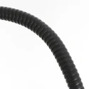 Mexlite floor lamp PLATU with flex arm, with touch dimmer IP20, black matt dimmable