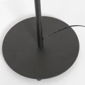 Mexlite floor lamp PLATU with flex arm, with touch dimmer IP20, black matt dimmable