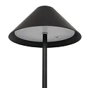 Steinhauer table lamp ANCILLA up / down, with USB connection, with accumulator, with touch dimmer IP54, black matt dimmable