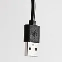 Steinhauer table lamp ANCILLA up / down, with USB connection, with accumulator, with touch dimmer IP54, black matt dimmable