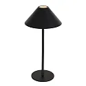 Steinhauer table lamp ANCILLA up / down, with USB connection, with accumulator, with touch dimmer IP54, black matt dimmable