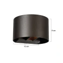 Steinhauer Wandarmatuur MURO G9 IP20, dimbaar