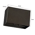 Steinhauer wall luminaire MURO G9 IP20, dimmable