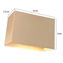Steinhauer wall luminaire MURO G9 IP20, dimmable