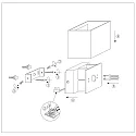 Steinhauer wall luminaire MURO G9 IP20, dimmable