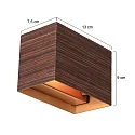 Steinhauer wall luminaire MURO G9 IP20, dimmable