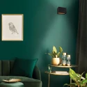 Wandarmatuur MURO up down, hoekig, plat, instelbaar G9 IP20, zwart mat dimbaar