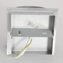 Steinhauer wall luminaire MURO up / down, square, cylindrical, adjustable G9 IP20, steel brushed dimmable
