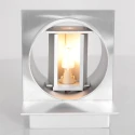 Steinhauer wall luminaire MURO up / down, square, cylindrical, adjustable G9 IP20, steel brushed dimmable