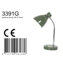 Steinhauer Tafelarmatuur SPRING kantelbaar E27 IP20, groen 