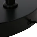 Steinhauer floor lamp DAPHNE 1 flame IP20, black dimmable