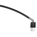 Mexlite arc luminaire SOLVA 1 flame, without shade E27 IP20, black dimmable