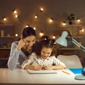 Mexlite Tafelarmatuur STUDY kantelbaar E27 IP20, groen