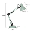 Mexlite Tafelarmatuur STUDY kantelbaar E27 IP20, groen