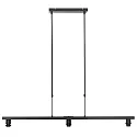 Steinhauer pendant luminaire STANG 3 flames E27 IP20, blue, black